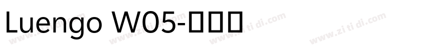 Luengo W05字体转换 Luengo W05字体转换